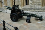 A very large gun - it may fall into the cannon category.
